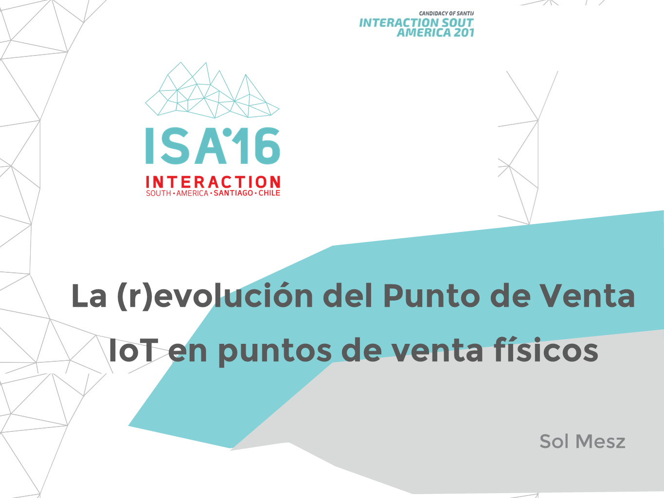 La (r)evolucion del punto de venta - ISA16